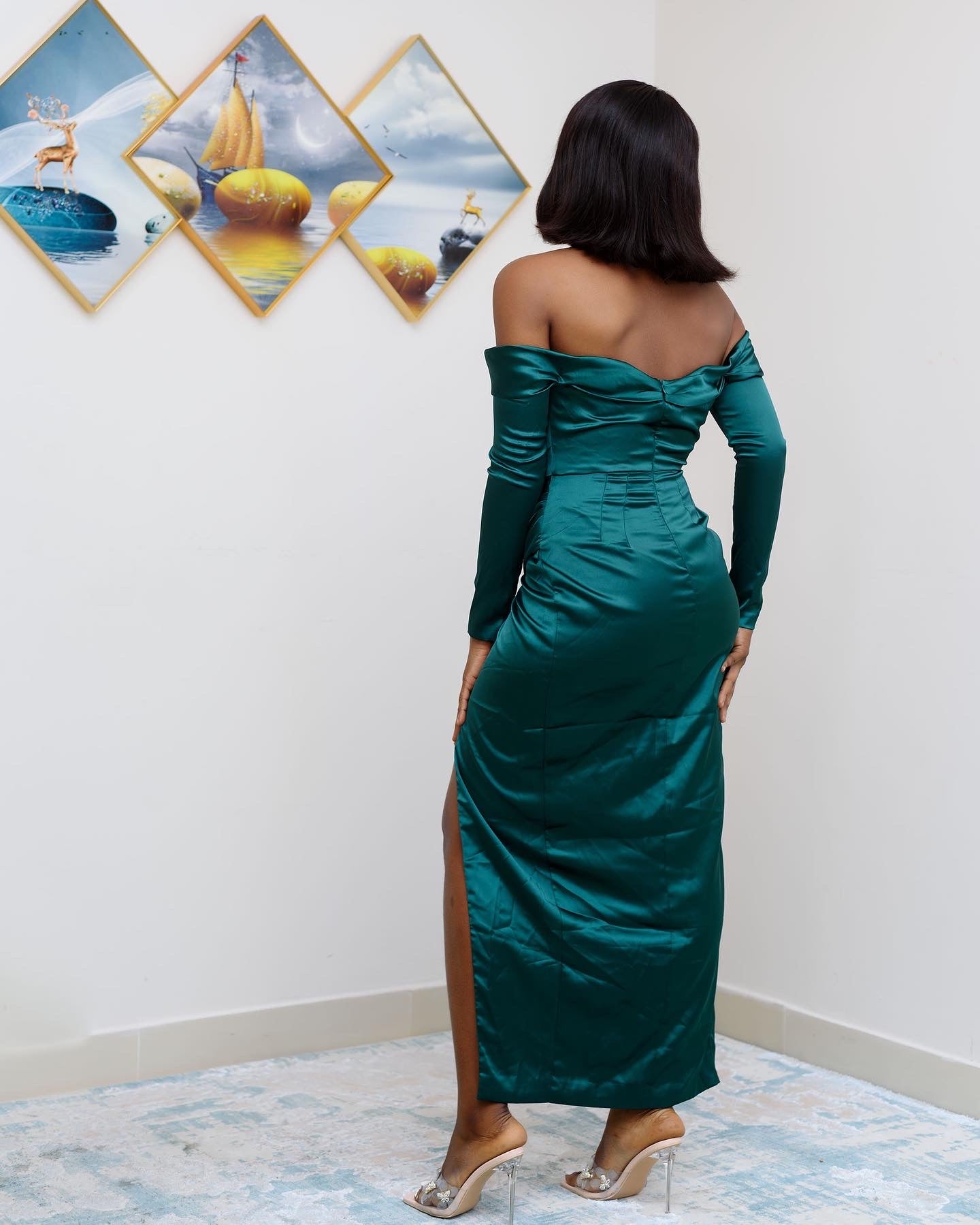 Green Satin Perfect for special occasions