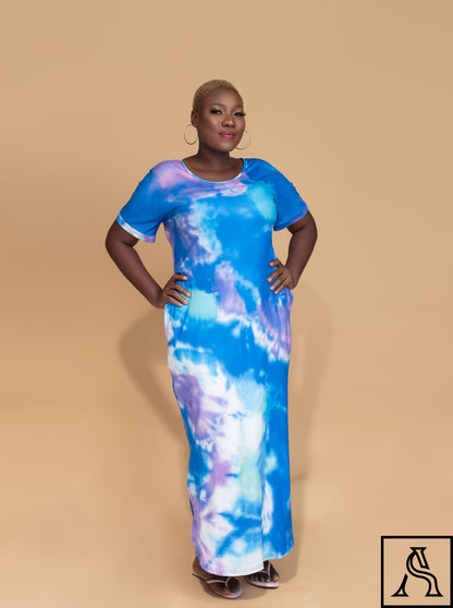 Tie-Dye Maxi Dress