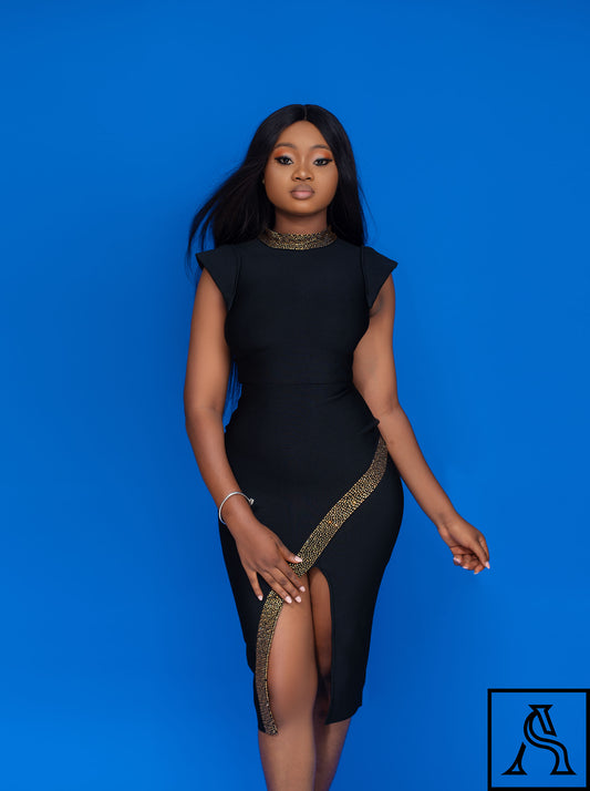 Elegant Black Dress Chic and Sophisticated Evening Wear