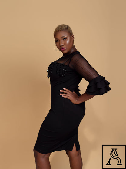 Elegant Black Dress Chic fashion for modern women