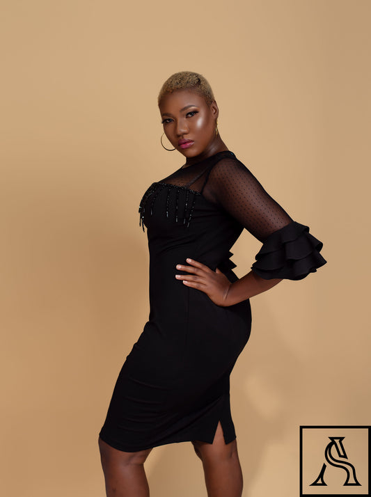 Elegant Black Dress Chic fashion for modern women