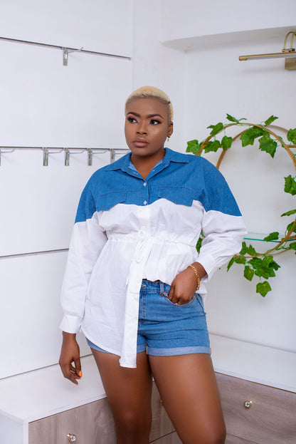 Stylish Denim Shirt  Perfect casual outfit for any occasion