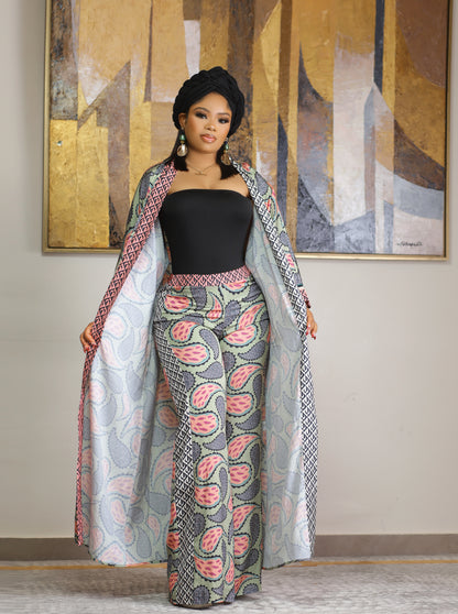Elegant African Print Outfit Chic and stylish two-piece set