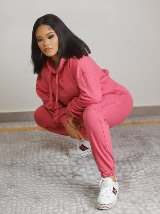 Pink Tracksuit Comfort and style combined
