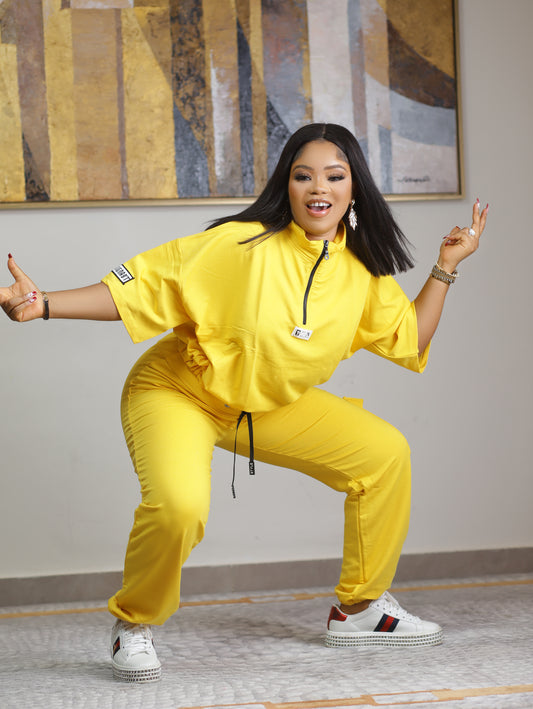 Yellow Tracksuit Comfortable and Stylish Athletic Wear