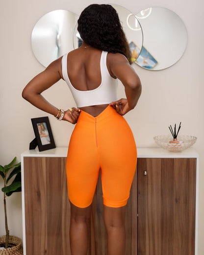 Orange  Comfortable and stylish activewear Set