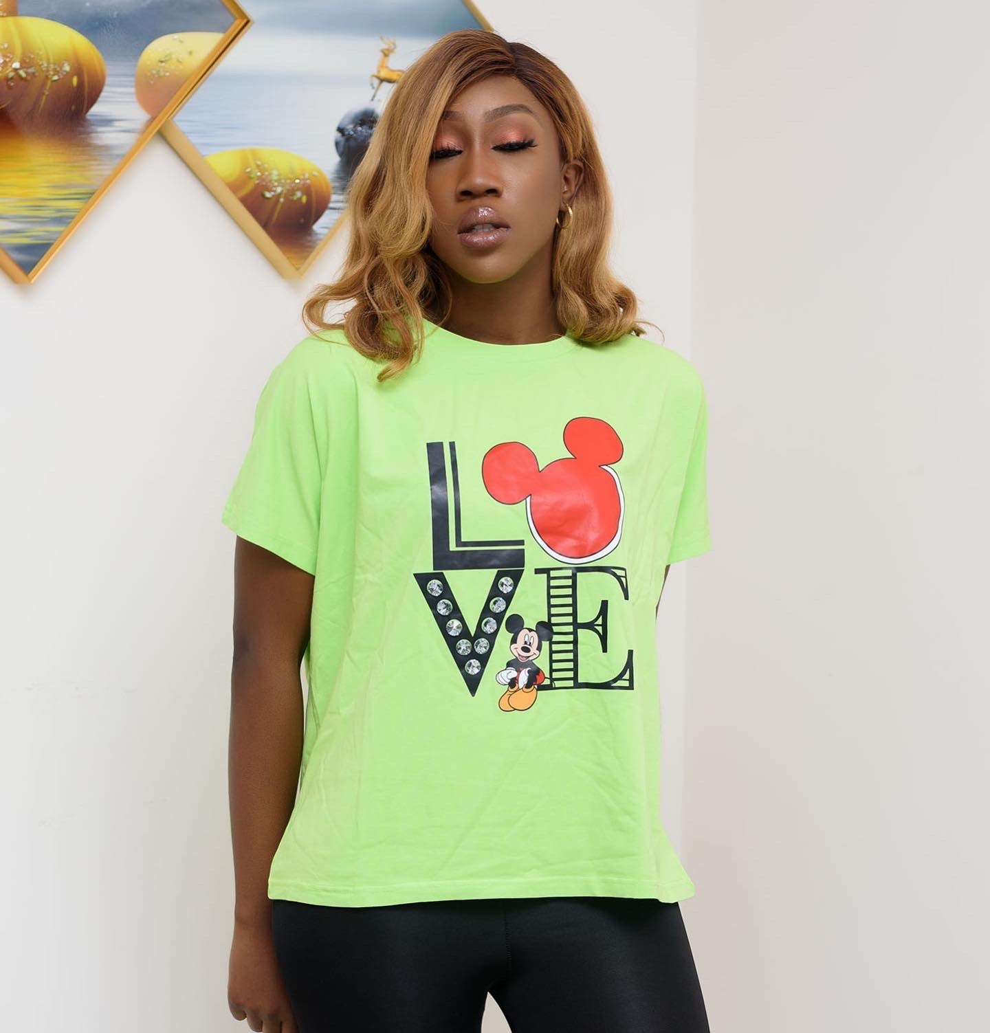 Mickey Love T-Shirt Comfortable and stylish graphic T-shirt