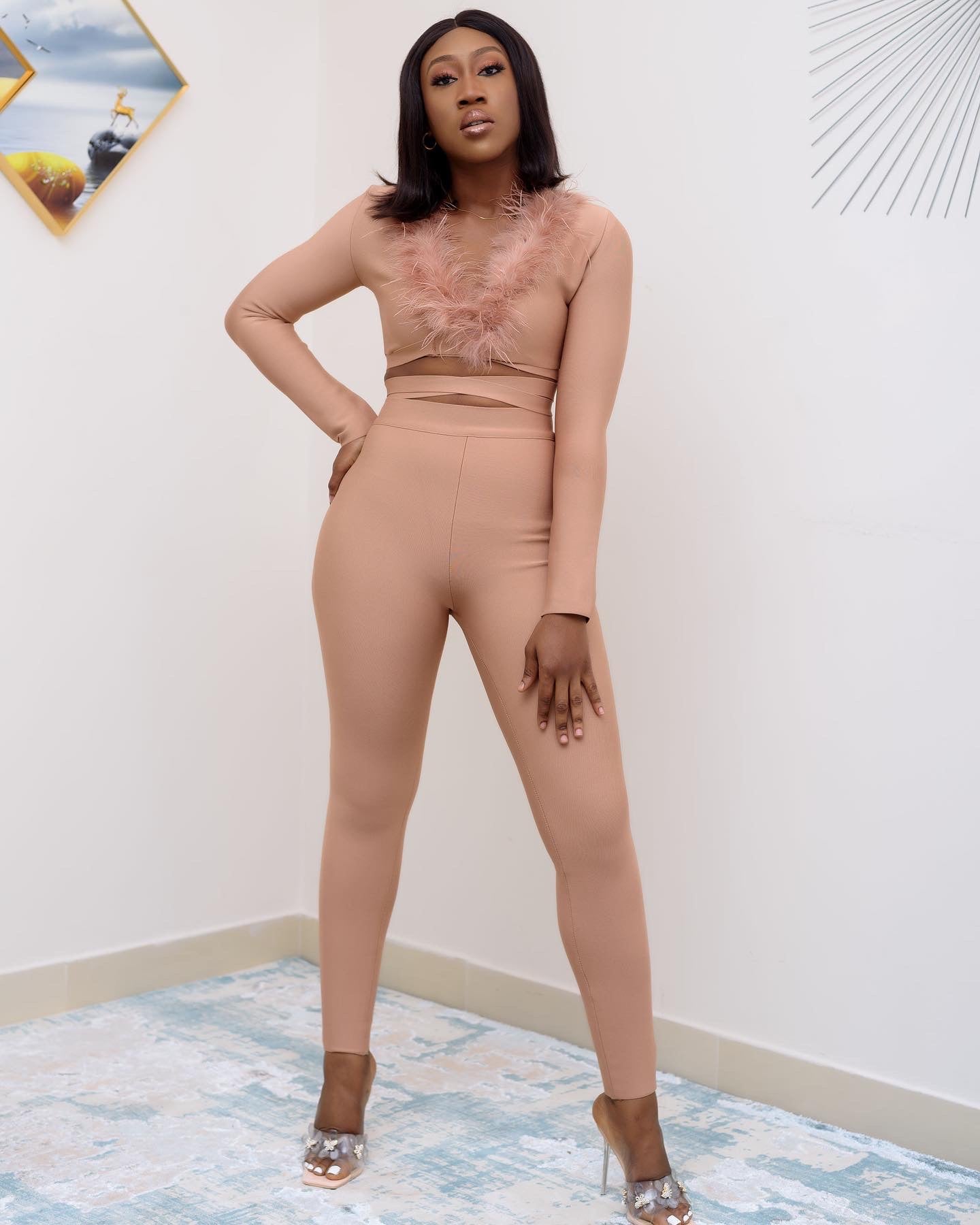 Stylish Brown Matching Set Elegant and comfortable set