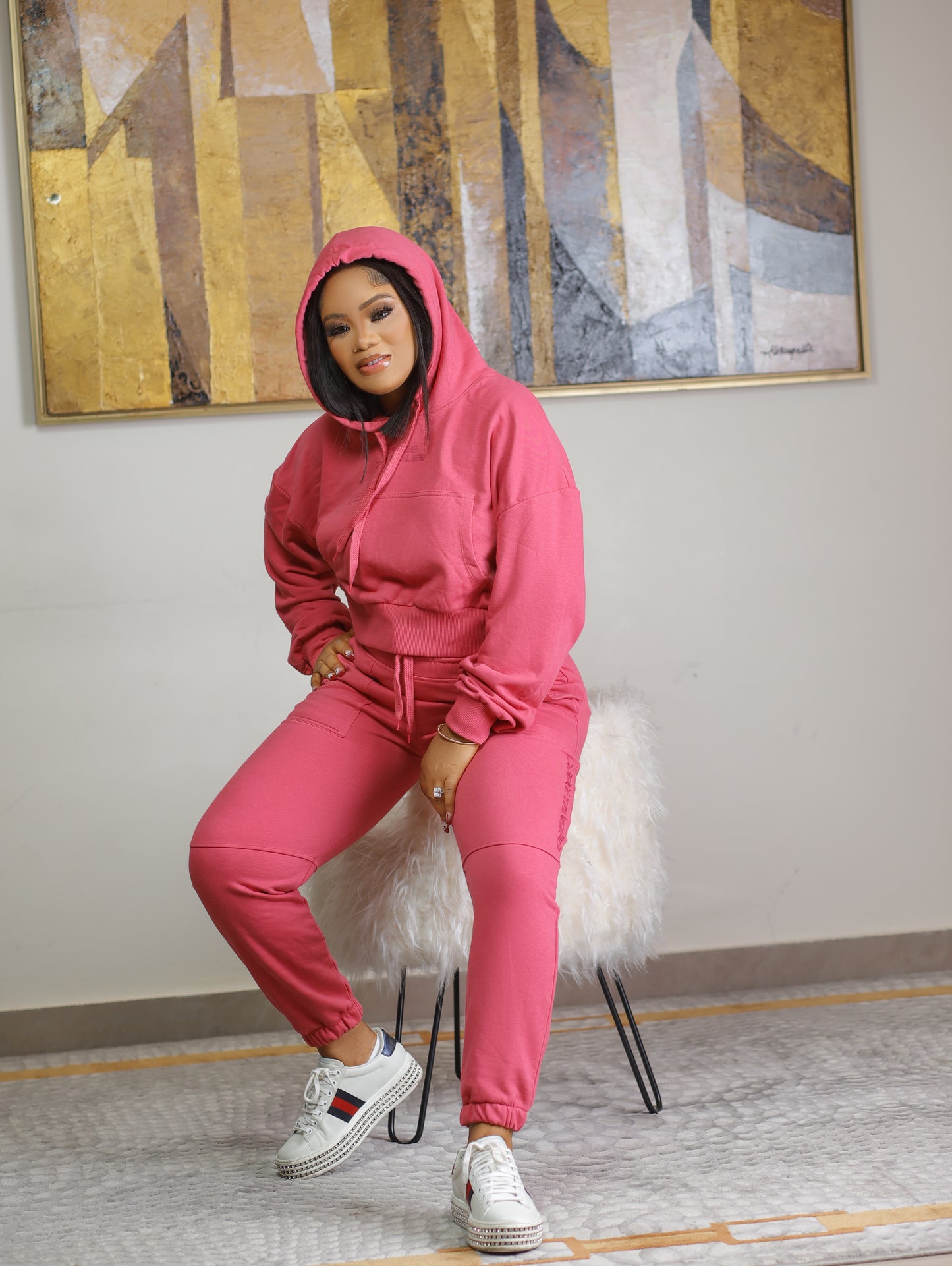 Pink Tracksuit Comfort and style combined