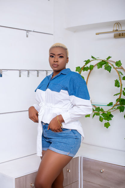 Stylish Denim Shirt  Perfect casual outfit for any occasion