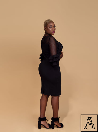 Elegant Black Dress Chic fashion for modern women