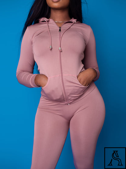 Women's Pink Workout Set Comfortable and stylish activewear