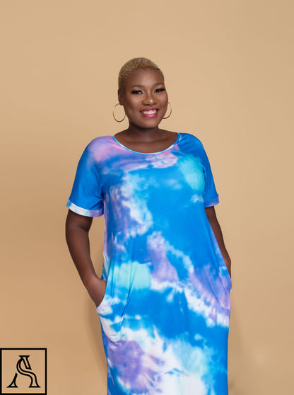 Tie-Dye Maxi Dress
